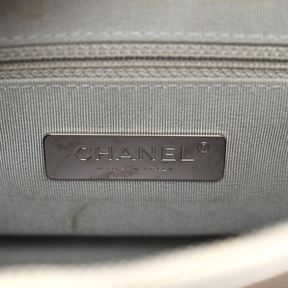 Chanel Metallic Aged Calfskin Quilted Small Gabrielle Hobo Silver 6 of 12