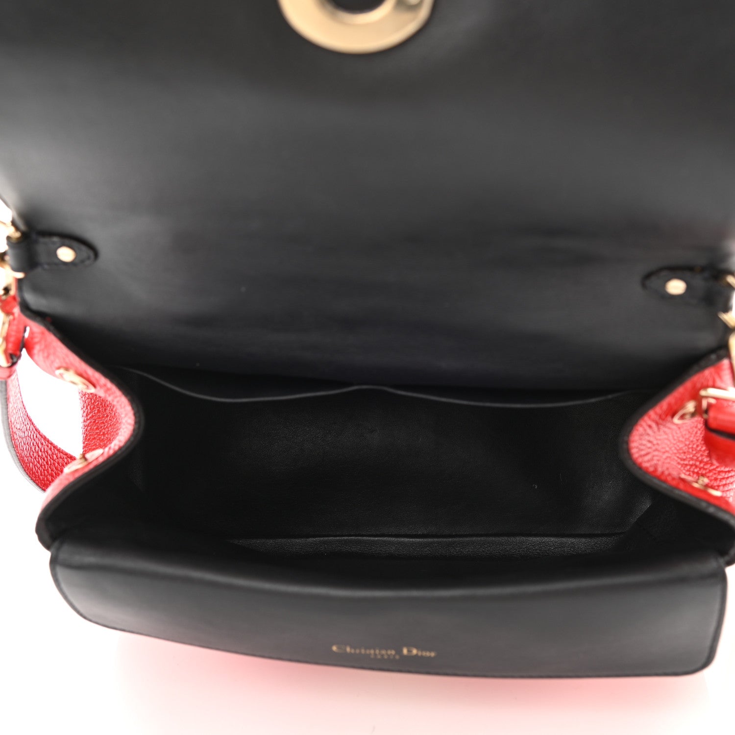 Christian Dior Bullcalf Small Be Dior Flap Red 5 of 12