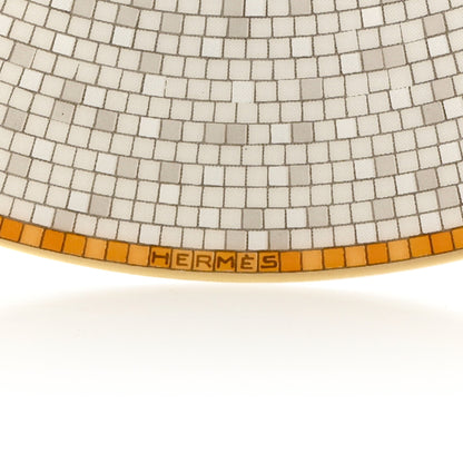 Hermes Porcelain Mosaique Au 24 Gold Tea Cup And Saucer Set Of 2 7 of 11