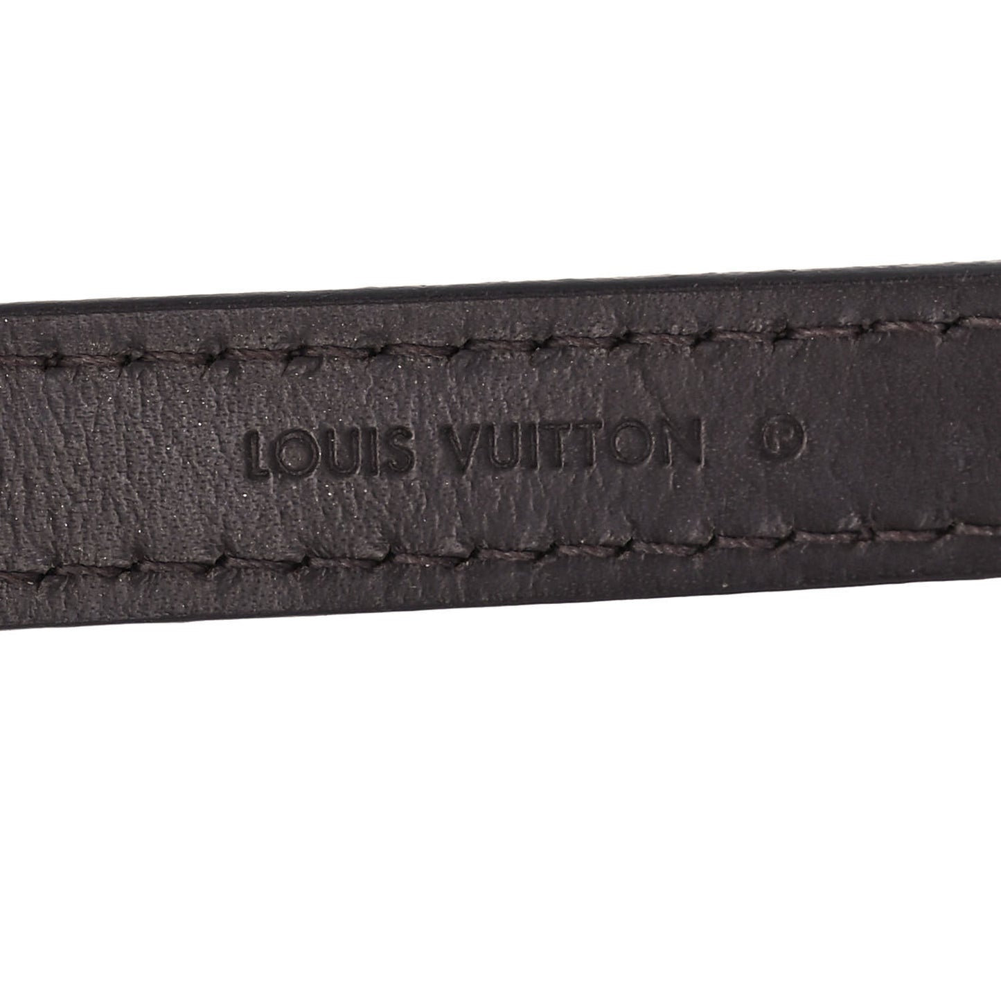 Calfskin 12mm Adjustable Shoulder Strap Brown