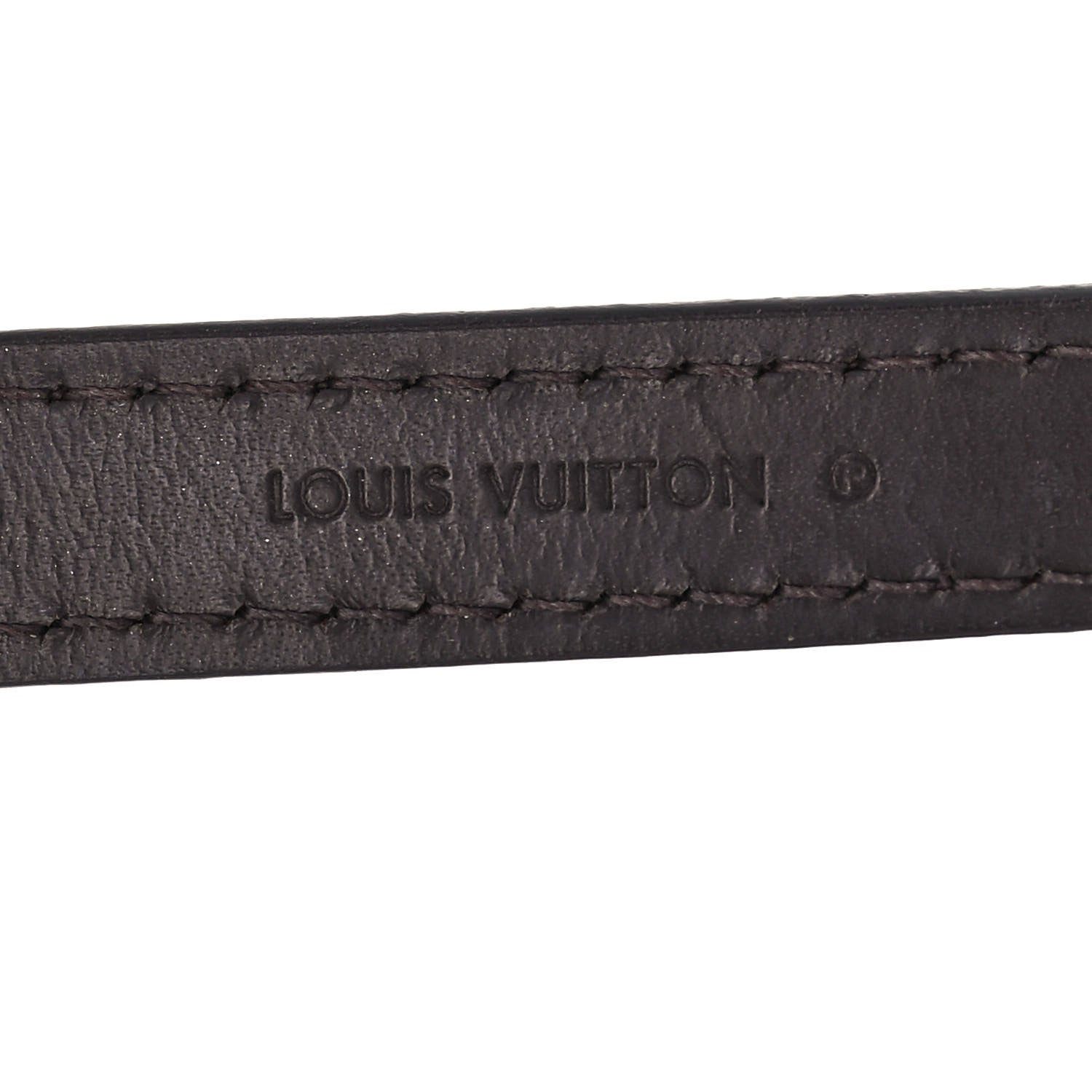 Louis Vuitton Calfskin 12mm Adjustable Shoulder Strap Brown 3 of 7