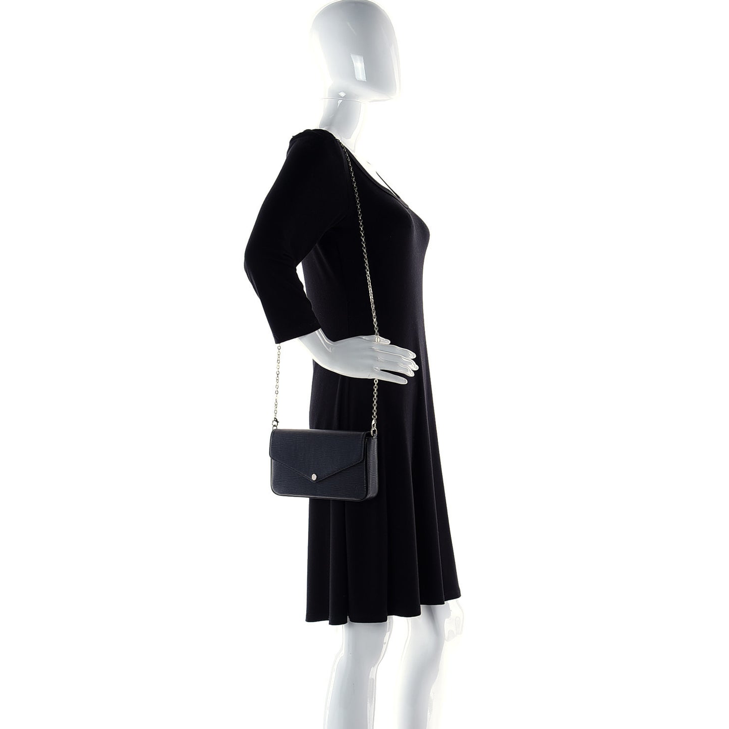Epi Pochette Felicie Black