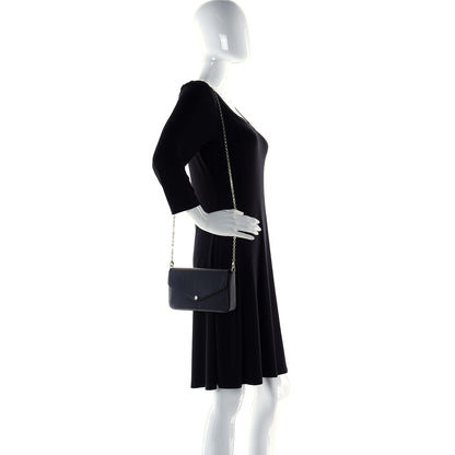 Louis Vuitton Epi Pochette Felicie Black 3 of 11