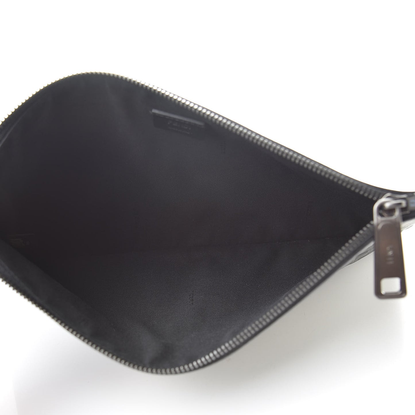 Vitello Grace FF 1974 Embossed Pouch Black