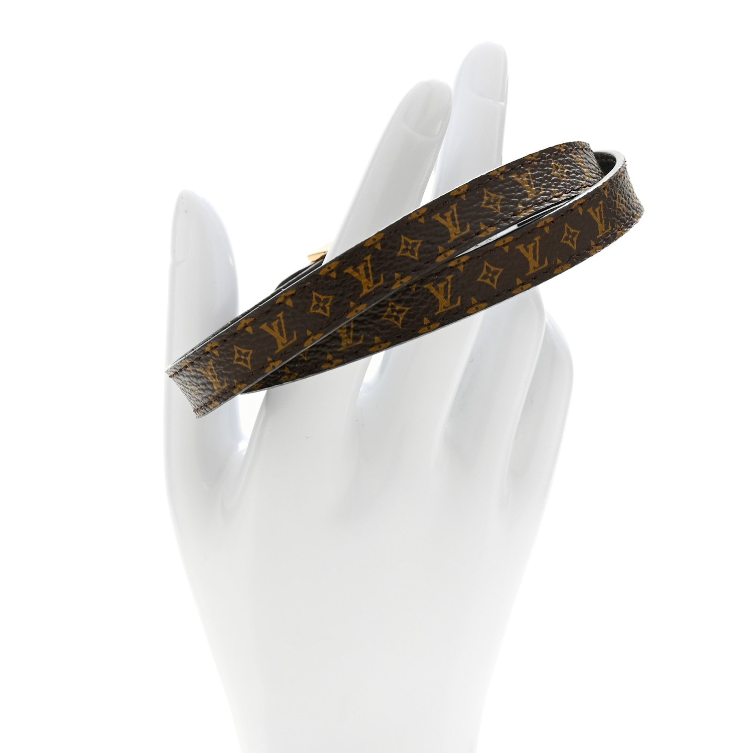 Louis Vuitton Monogram Double Wrap Bracelet 17 2 of 7