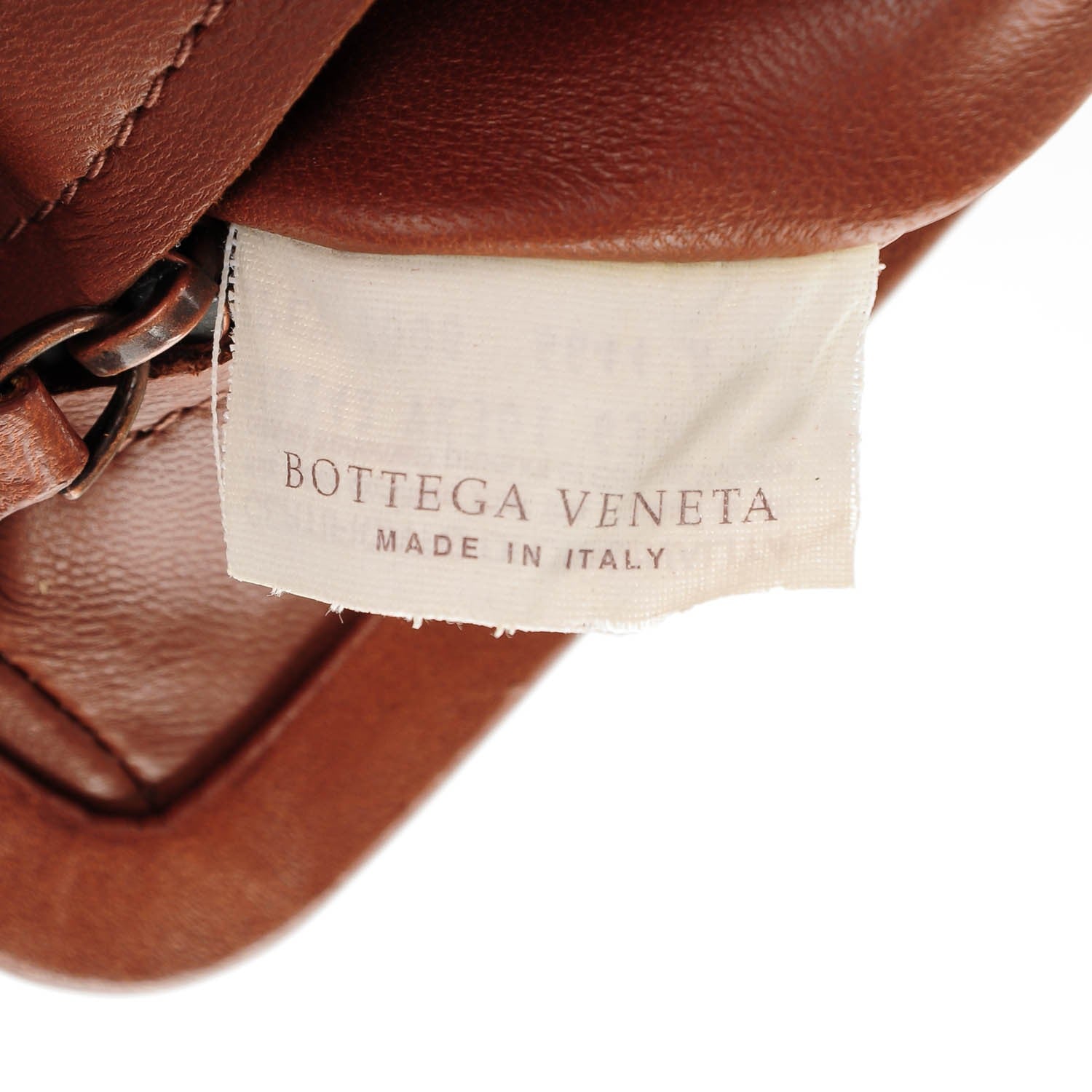 Bottega Veneta Nappa San Marco Knot Clutch Tea 13 of 16