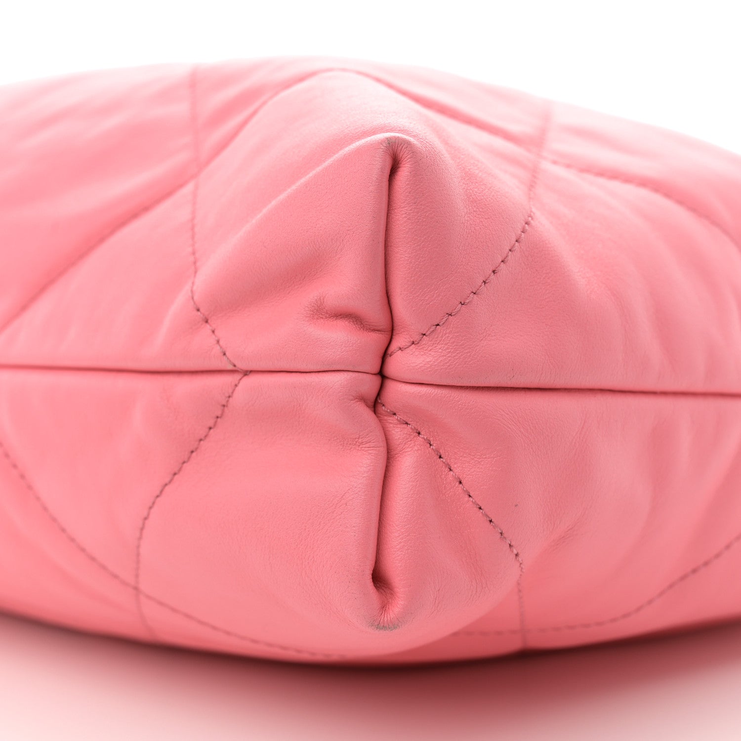 Chanel Shiny Calfskin Quilted Chanel 22 Coral Pink 11 of 11