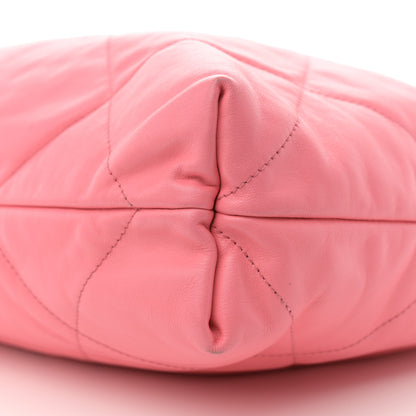 Chanel Shiny Calfskin Quilted Chanel 22 Coral Pink 11 of 11