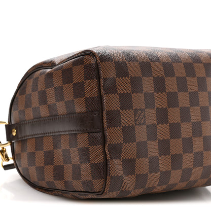 Louis Vuitton Damier Ebene Speedy Bandouliere 25 9 of 10