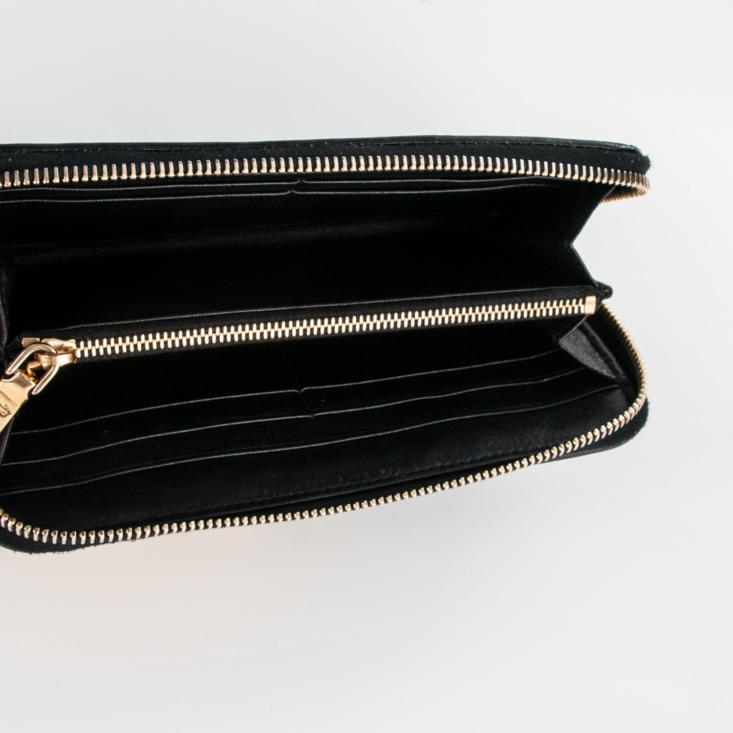 Prada Nappa Pop Girl Zip Around Wallet Nero Black 5 of 6