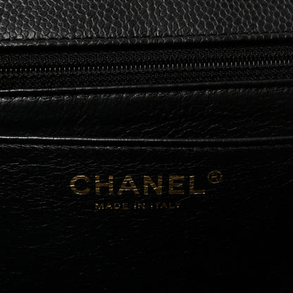 Chanel Caviar Quilted Jumbo Single Flap Black 6 of 10