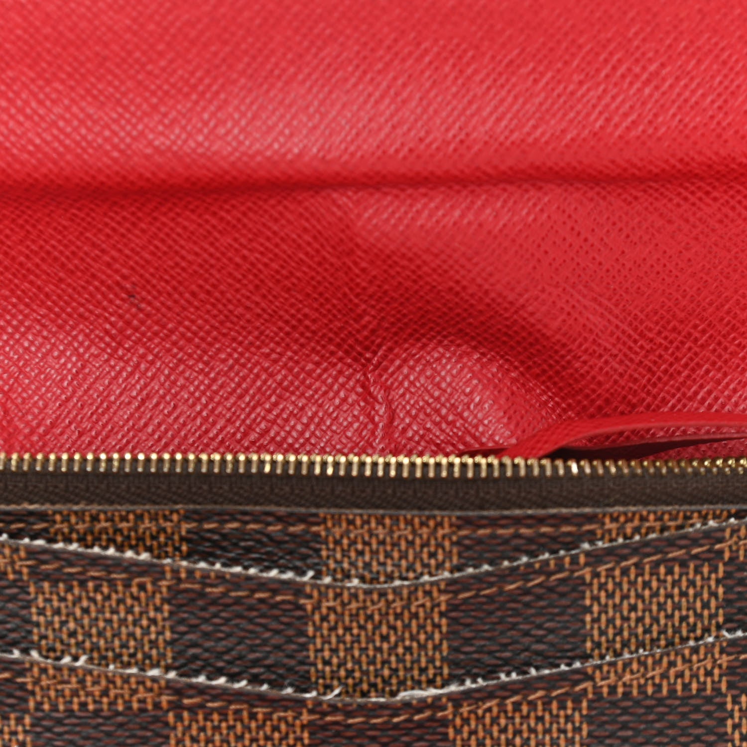 Louis Vuitton Damier Ebene Josephine Wallet Red 15 of 18