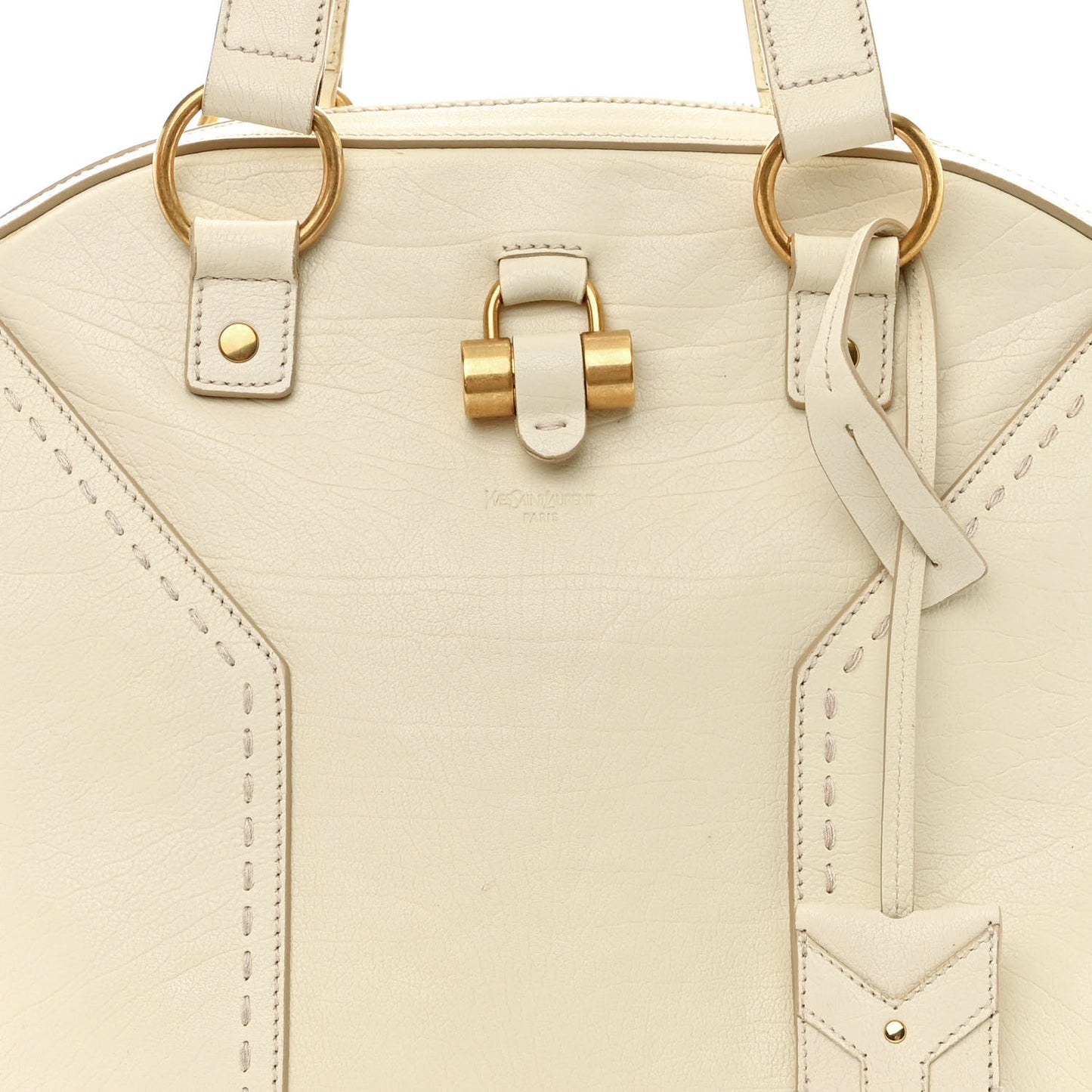 Calfskin Large Muse Ivory