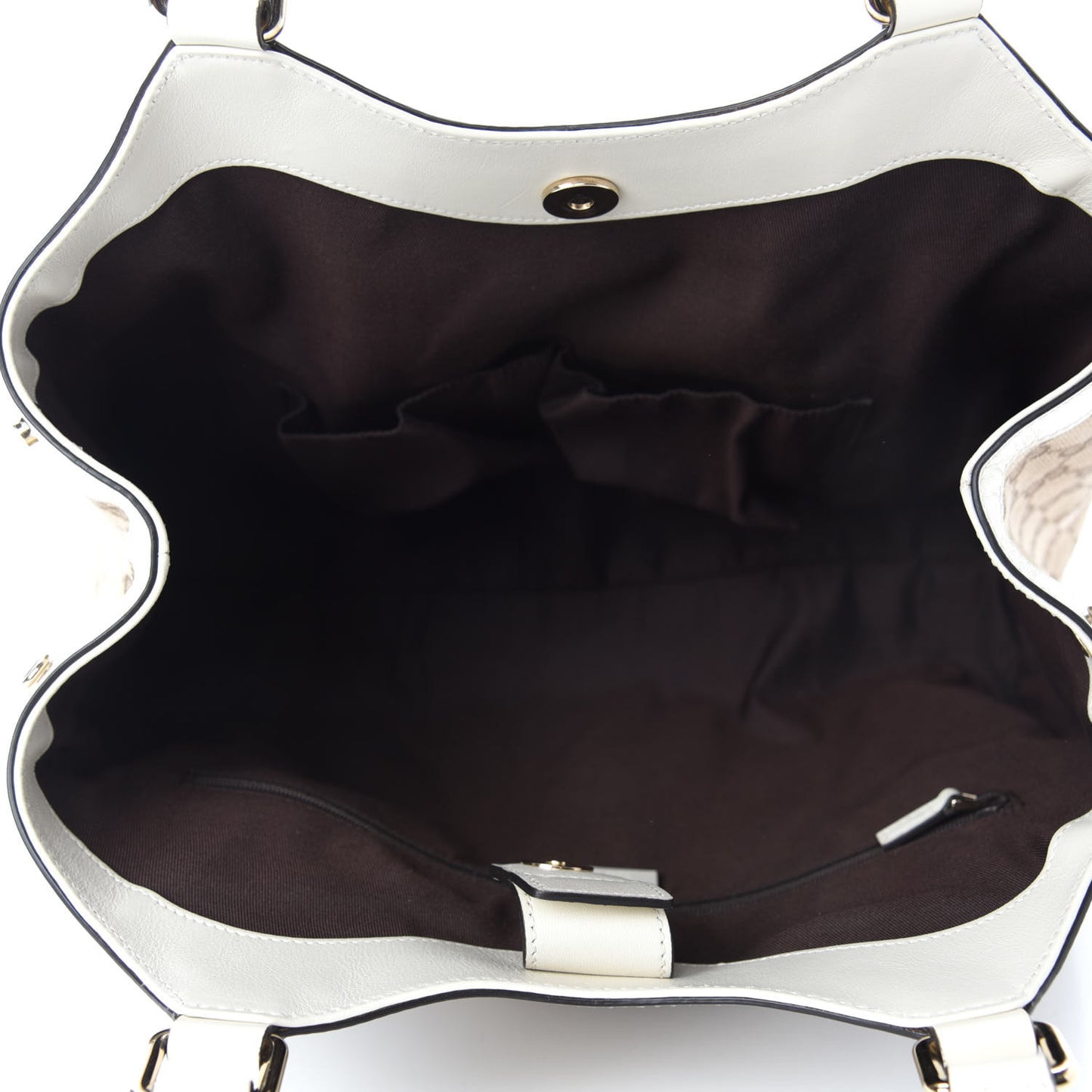 Monogram Shoulder Bag White