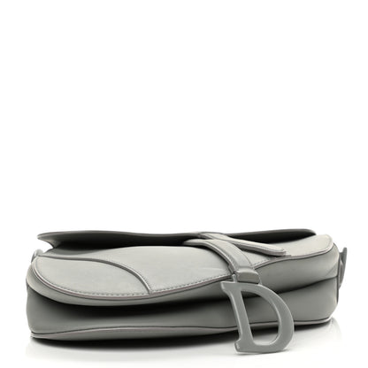Christian Dior Ultra Matte Calfskin Saddle Bag Grey 4 of 12