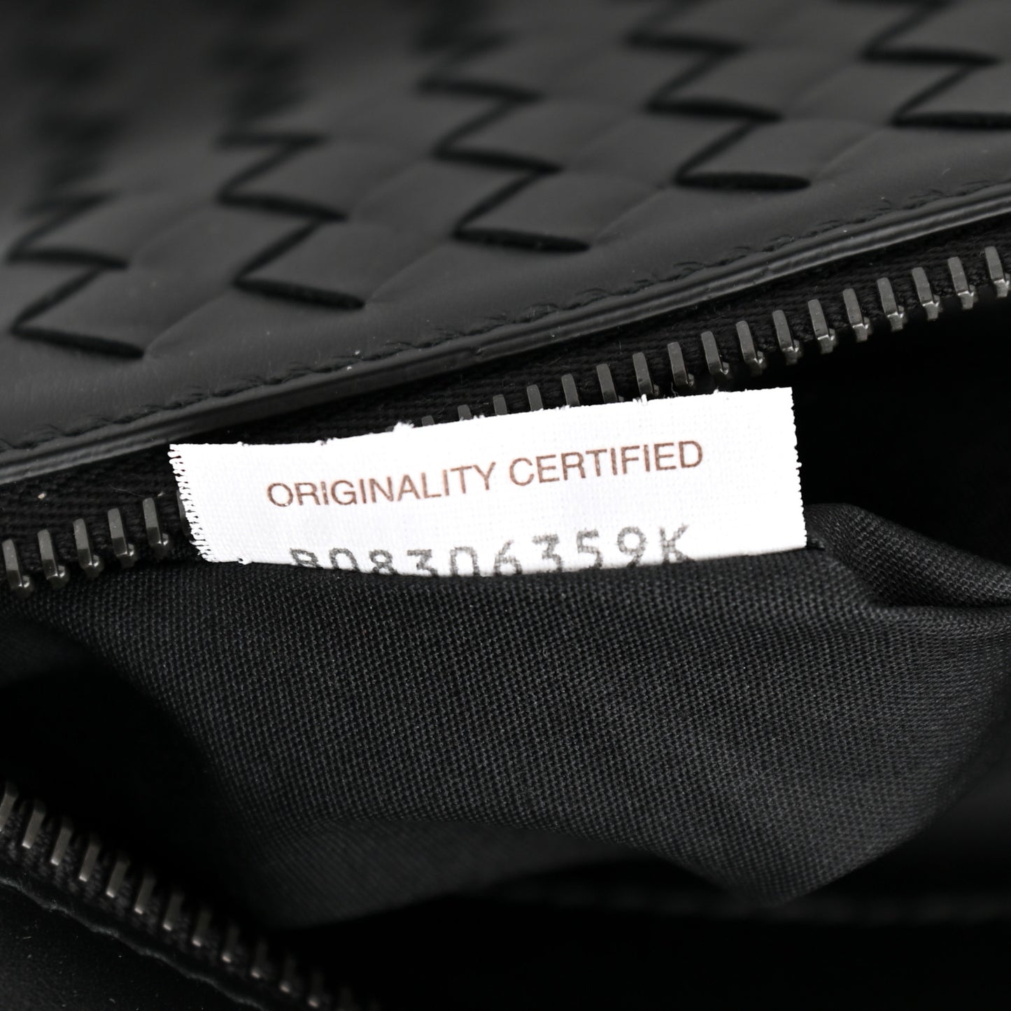 Nappa Intrecciato Messenger Bag Black