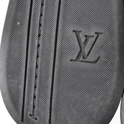 Louis Vuitton Crocodile Satin Monogram Sneakers 8.5 Black 6 of 11