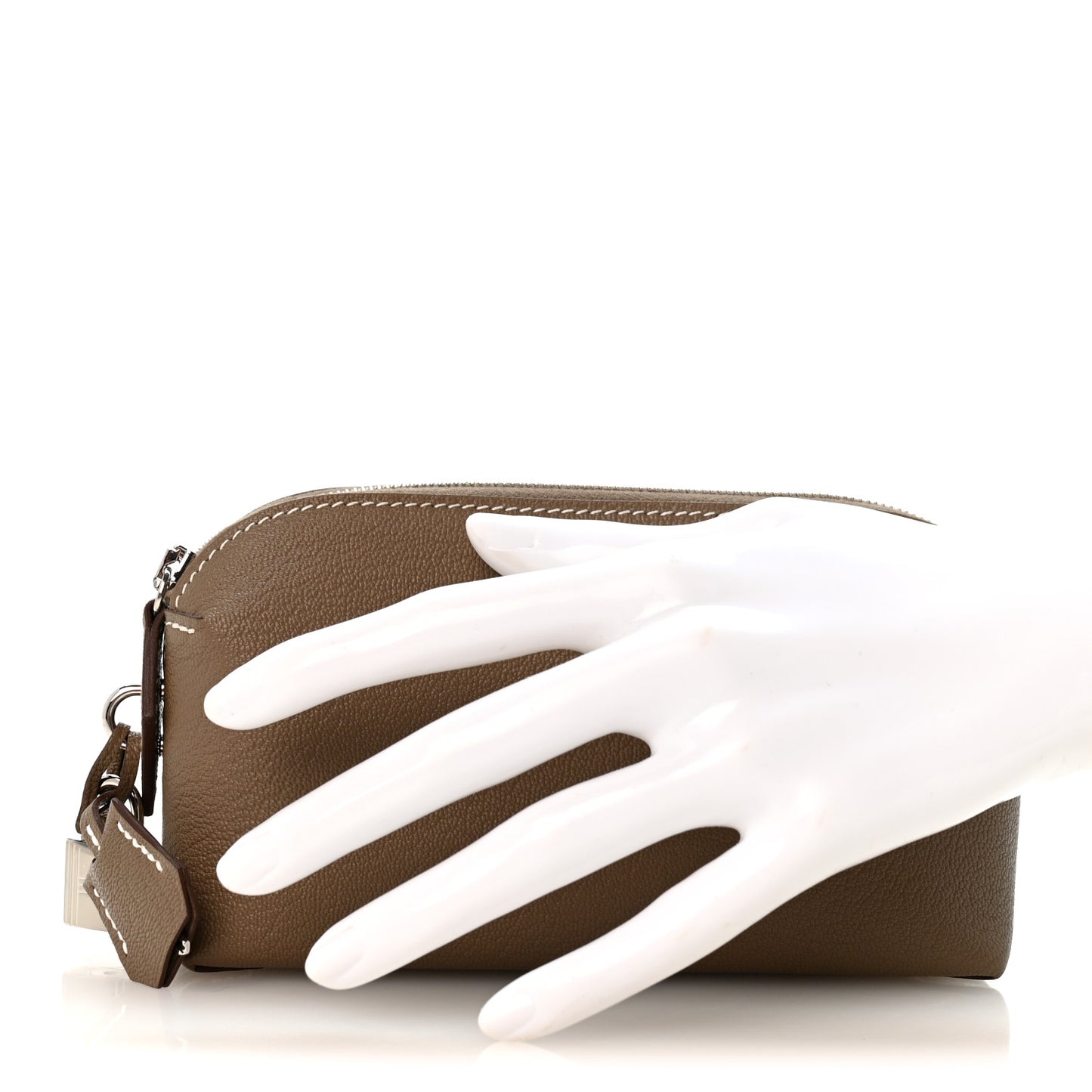 Chevre Mysore PM Pouch Etoupe