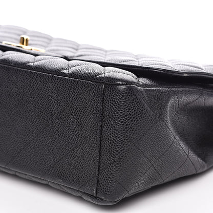 Chanel Caviar Quilted Maxi Double Flap Black 10 of 17