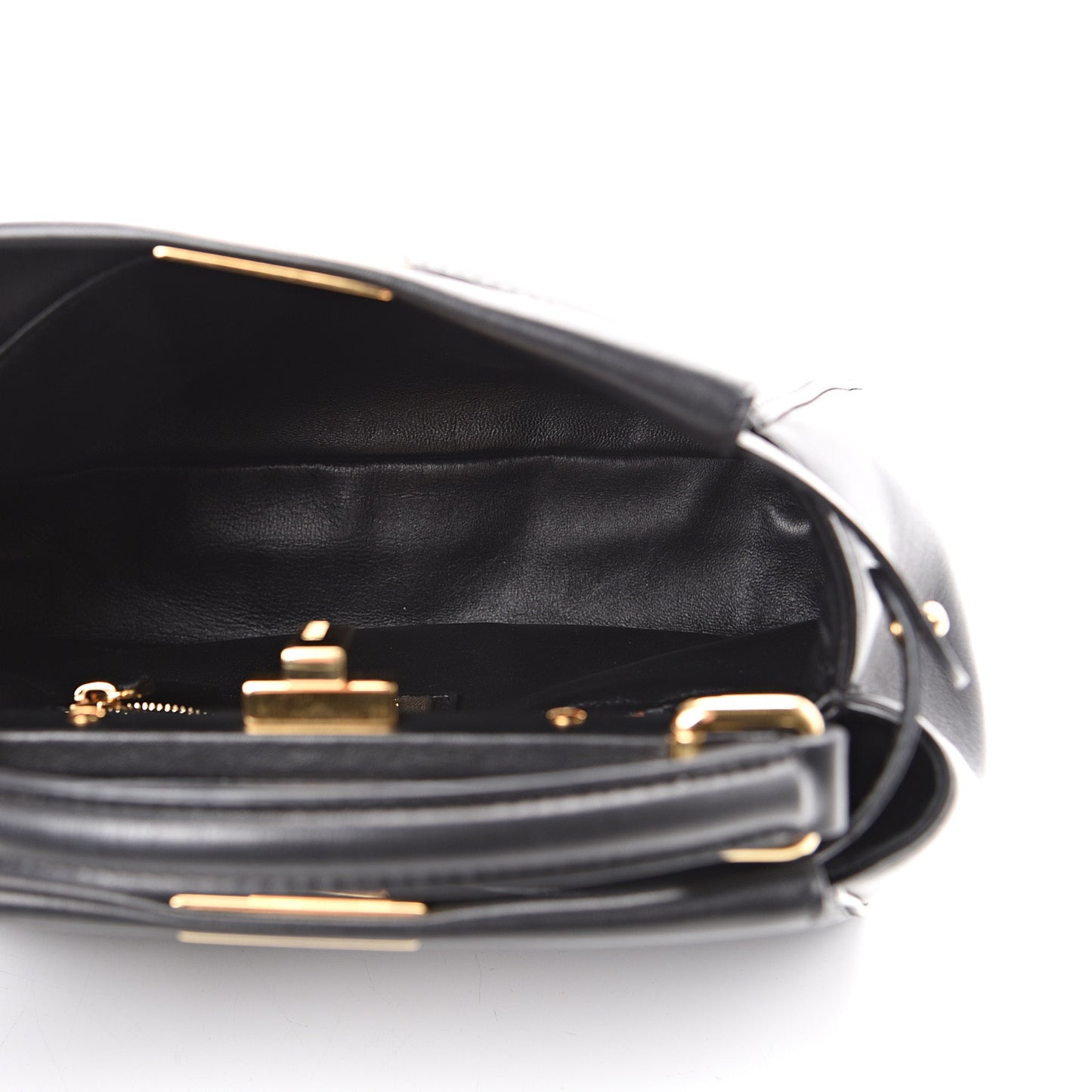 Nappa Mini Peekaboo Iconic Satchel Black