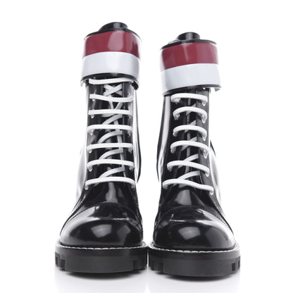 Louis Vuitton Patent Calfskin Star Trail Ankle Boots 38 Black 2 of 8