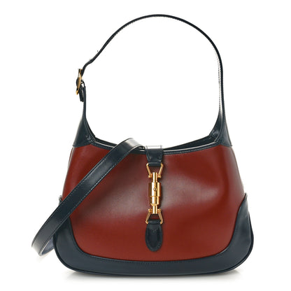 Gucci Boarded Dyana Lux Calfskin Bi-Color Small Jackie 1961 Hobo Mineral Red Blue 1 of 10