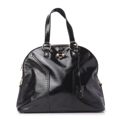 Saint Laurent Patent Oversized Muse Black 1 of 10