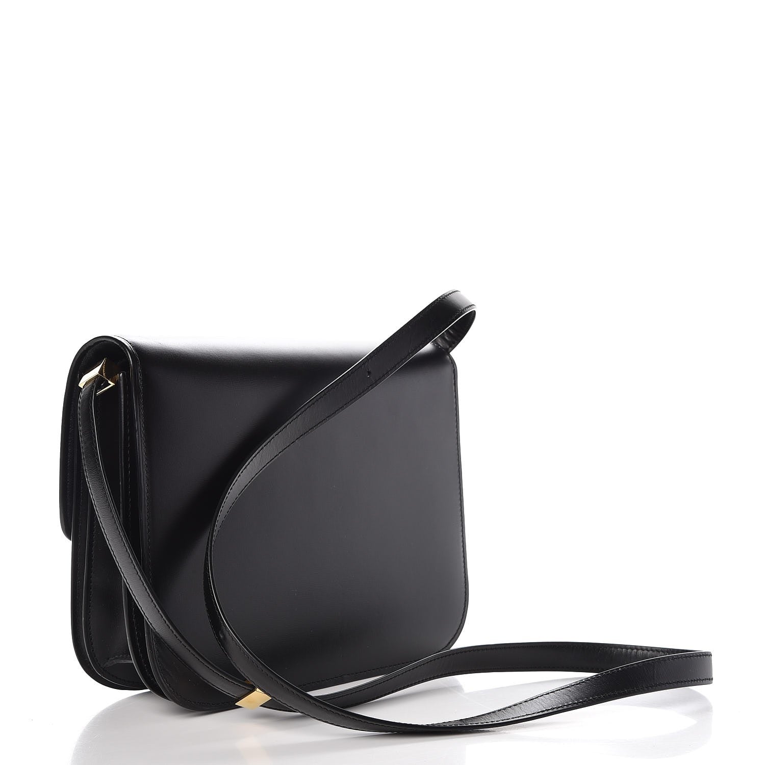 Celine Box Calfskin Medium Classic Box Flap Bag Black 3 of 8