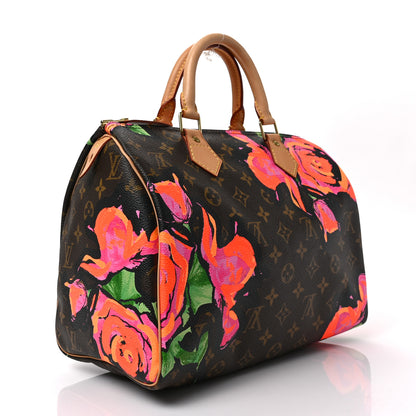 Louis Vuitton Monogram Roses Speedy 30 3 of 8