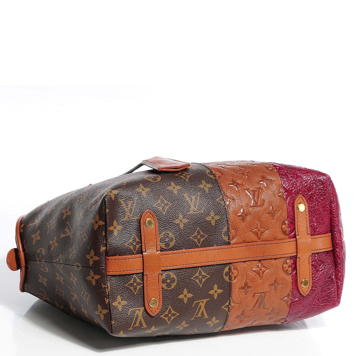 Louis Vuitton Monogram Stripes Medium Bag Bordeaux 4 of 8