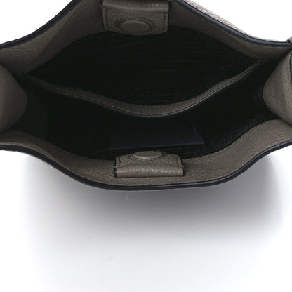 Prada Vitello Daino Soft Mini Hobo Messenger Bag Argilla 4 of 10