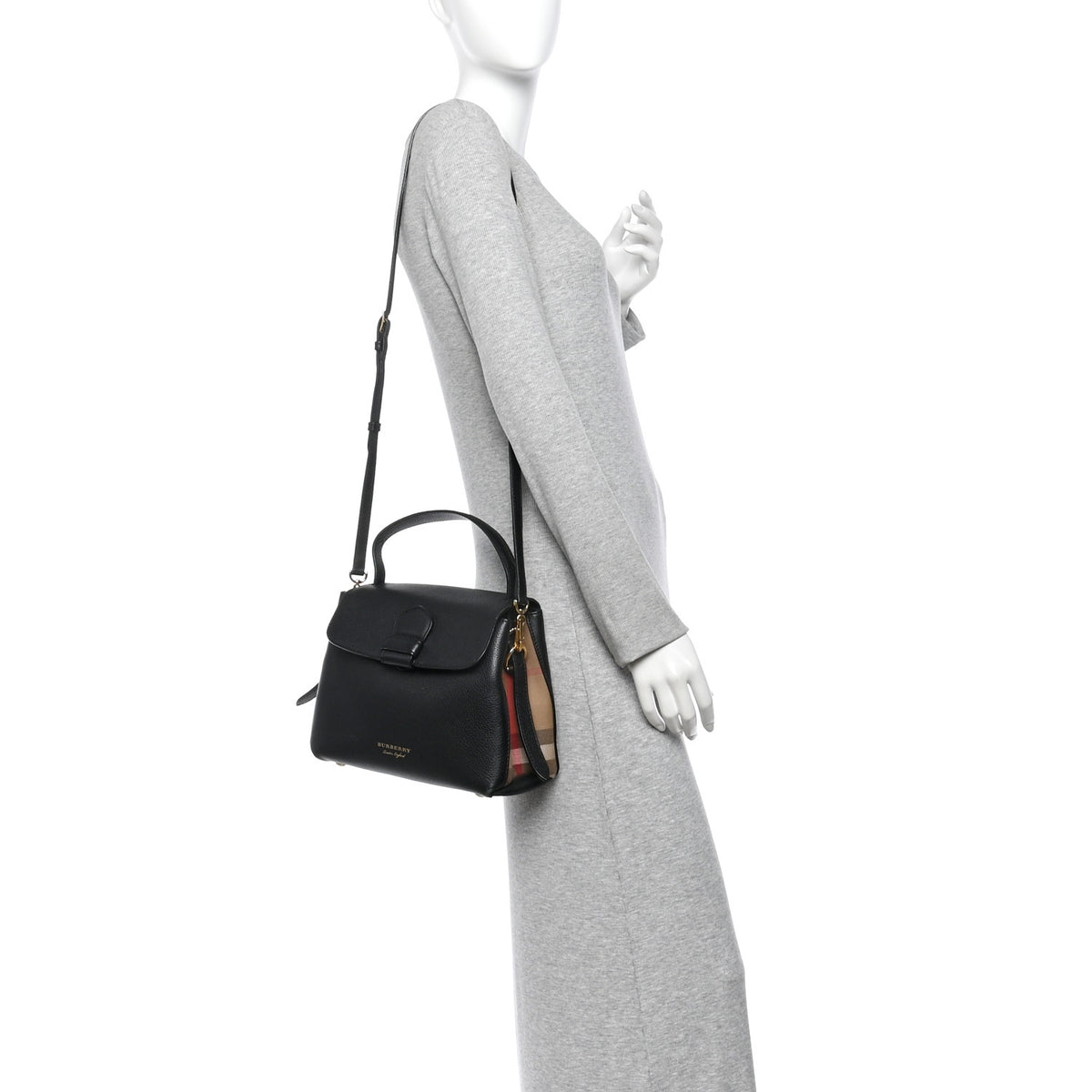 Derby Calfskin House Check Small Camberley Black