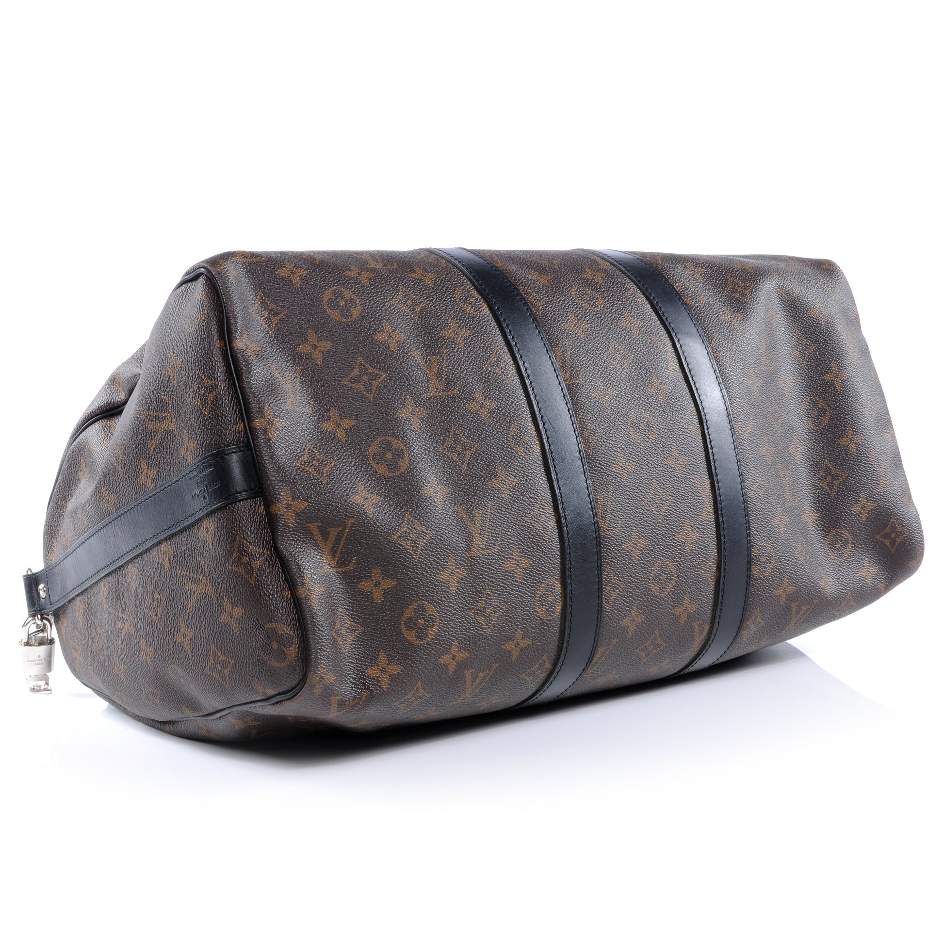 Louis Vuitton Monogram Macassar Keepall Bandouliere 45 4 of 7