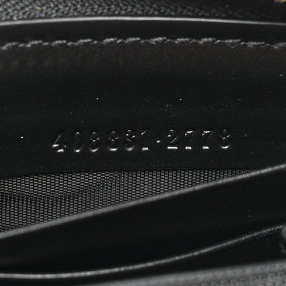 Gucci Guccissima Web Zip Around Wallet Black 10 of 11