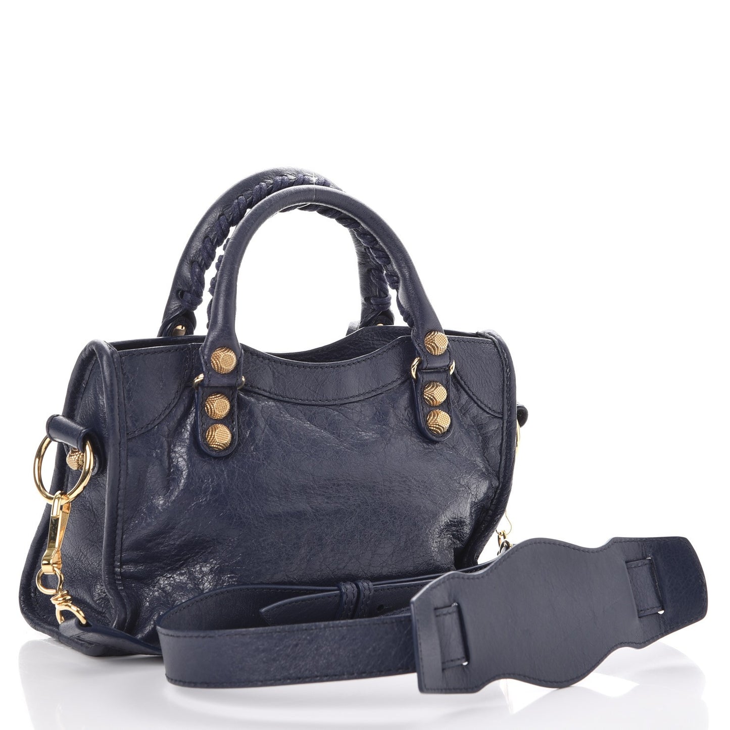 Agneau Giant 12 Gold Hardware Mini City Gris Chartreux