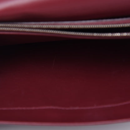 Balenciaga Calfskin Logo Matelasse Large BB Flap Chain Shoulder Bag Burgundy 8 of 12