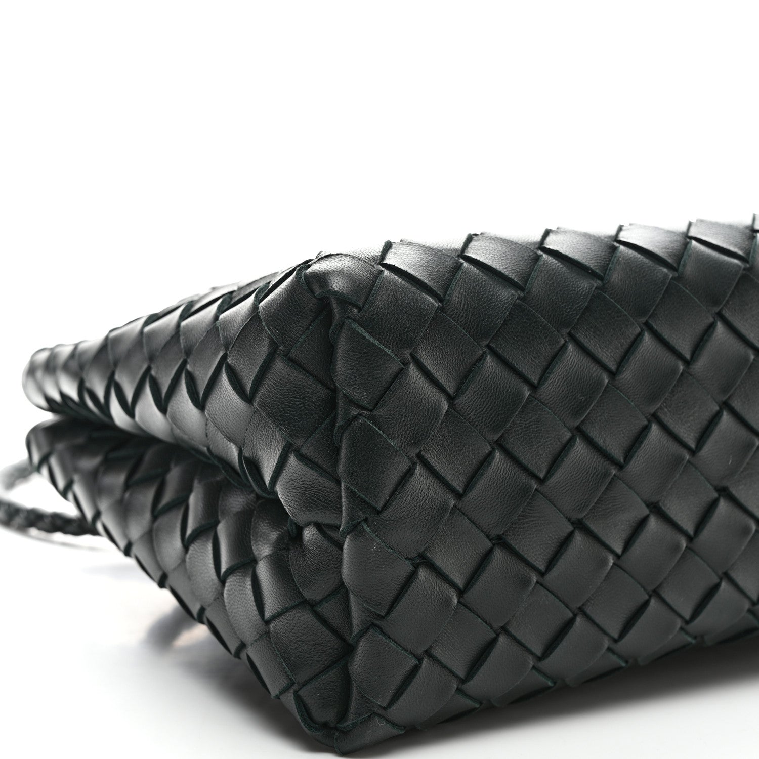 Bottega Veneta Nappa Intrecciato Small Andiamo Shoulder Bag Emerald Green 7 of 8
