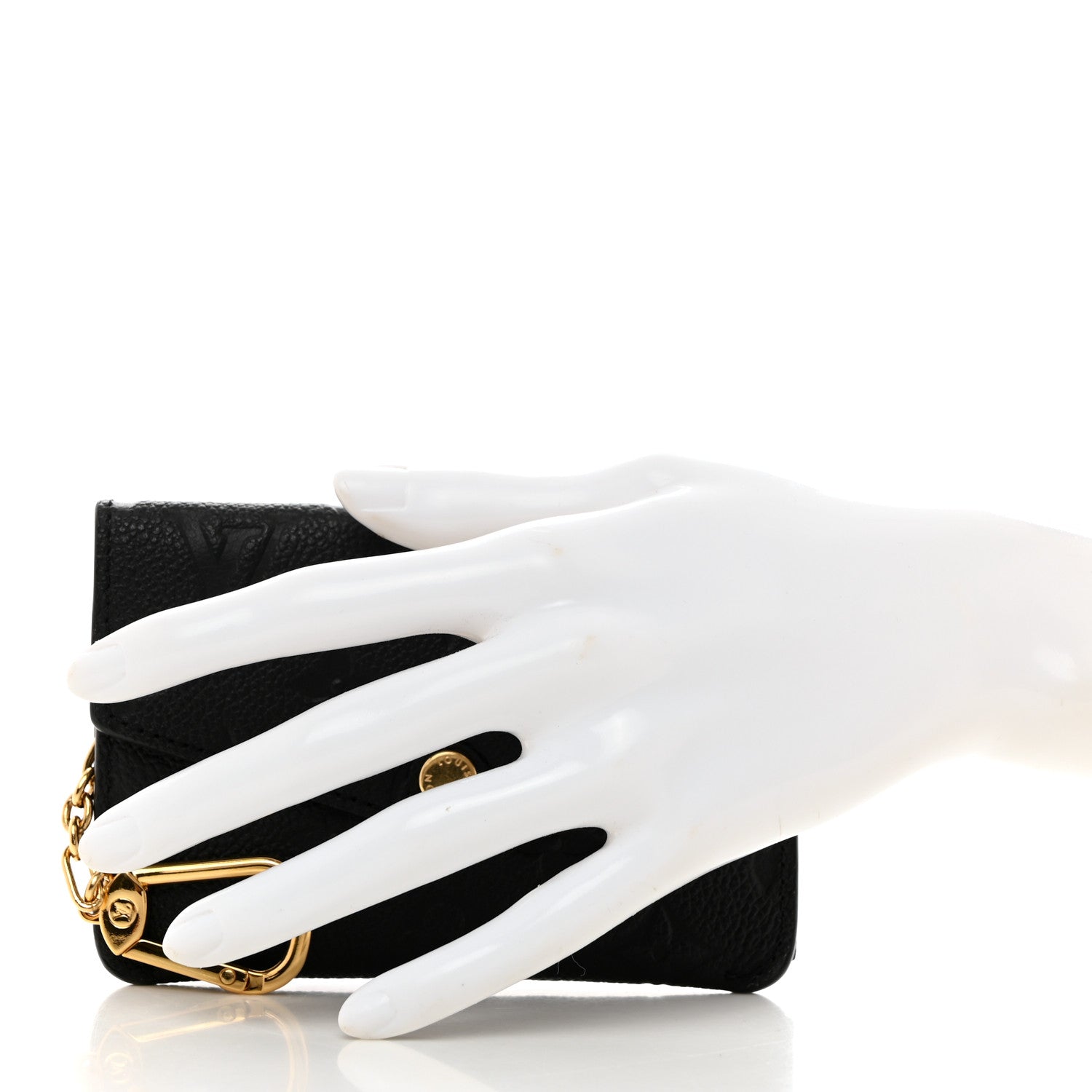 Louis Vuitton Empreinte Key Pouch Black 2 of 7