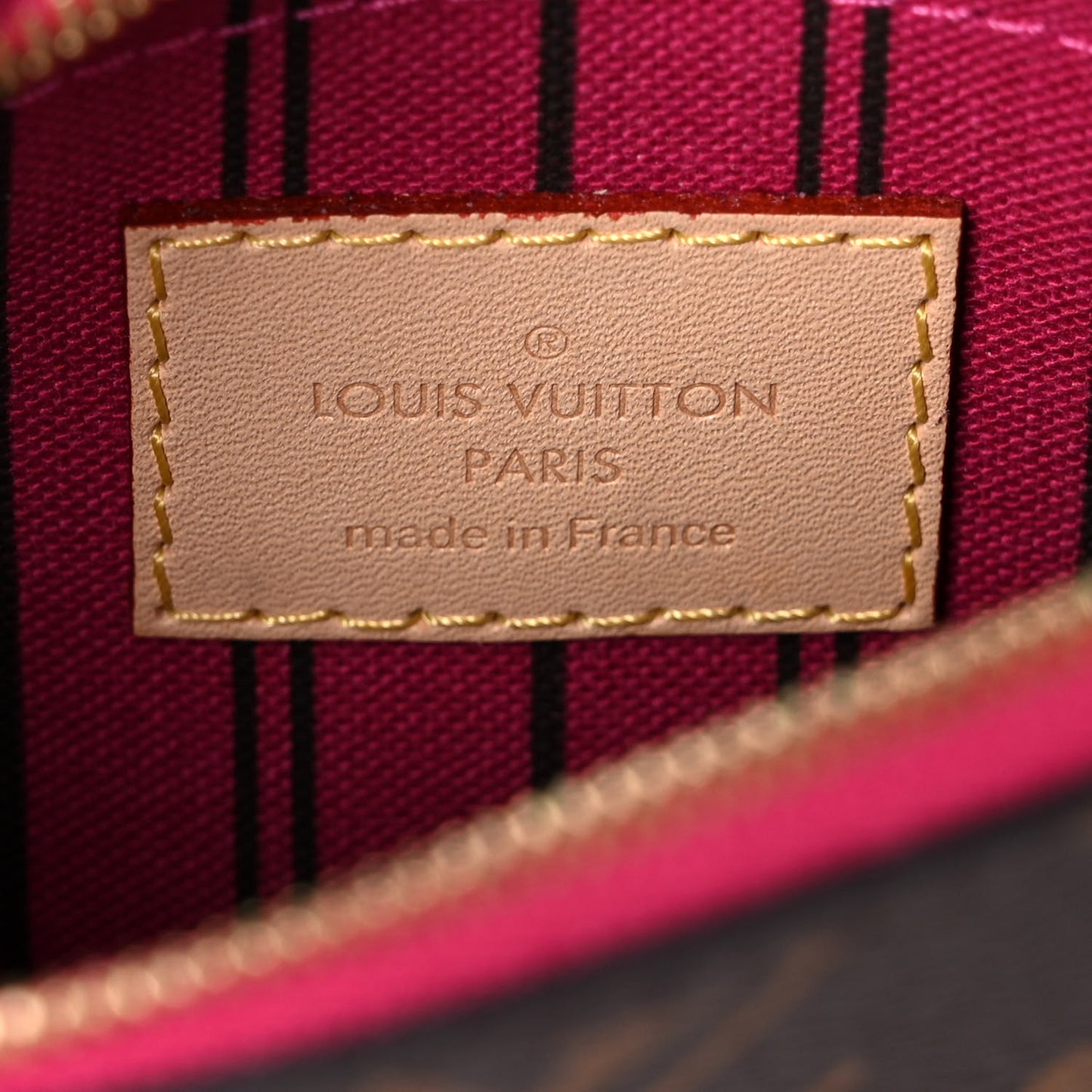 Monogram Neverfull PM Pochette Pivoine