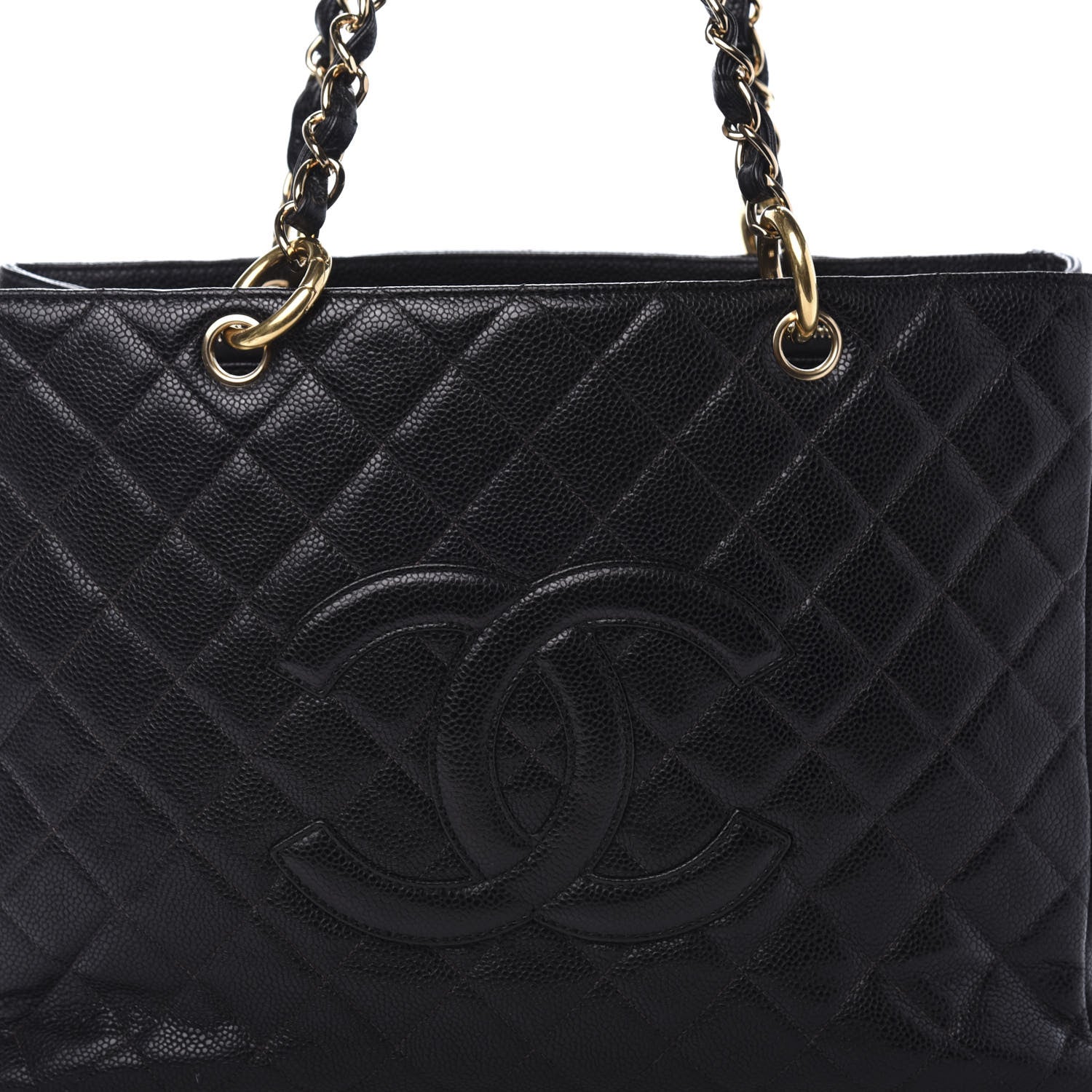 Chanel Caviar Quilted Grand Shopping Tote GST Black 9 of 9