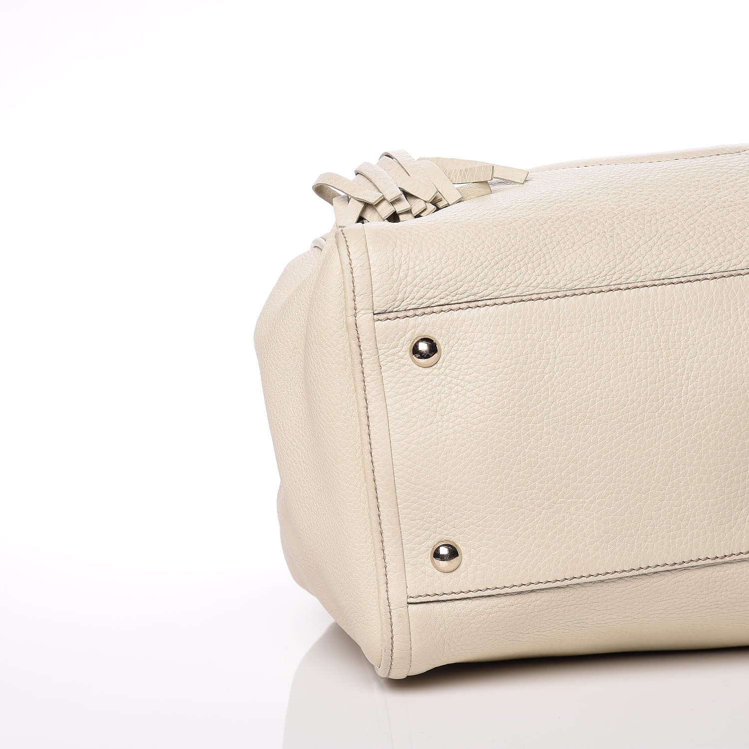 Gucci Pebbled Calfskin Medium Soho Shoulder Bag Off White 8 of 18