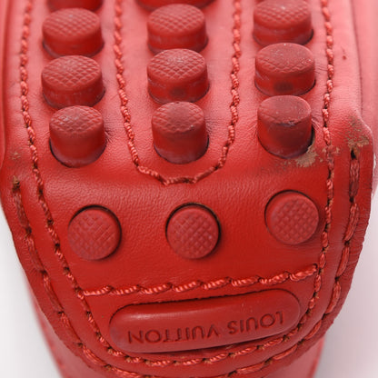 Louis Vuitton Calfskin Oxford Ballerina Flats 37 Red 13 of 16