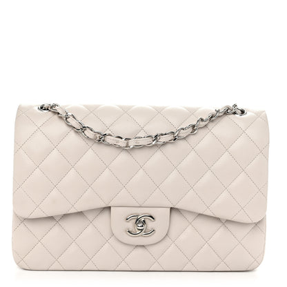 Chanel Quilted Jumbo Double Flap Ivory 1 of 11