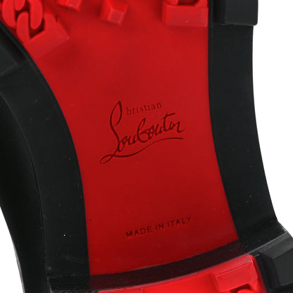 Christian Louboutin Calfskin Mens Moscou Flat Boots 42 Black 6 of 7