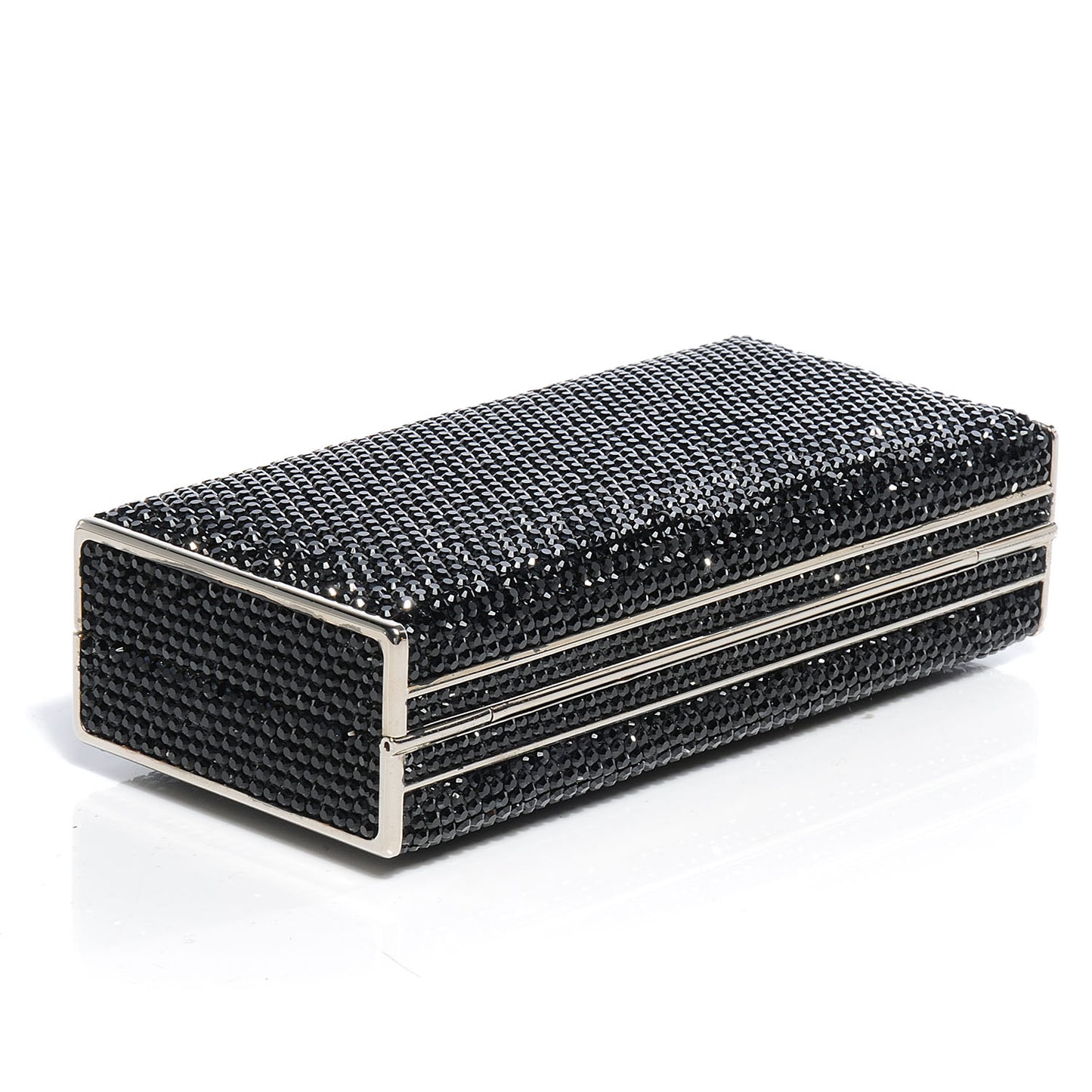 Crystal MinaudiÃ¨re Clutch Black
