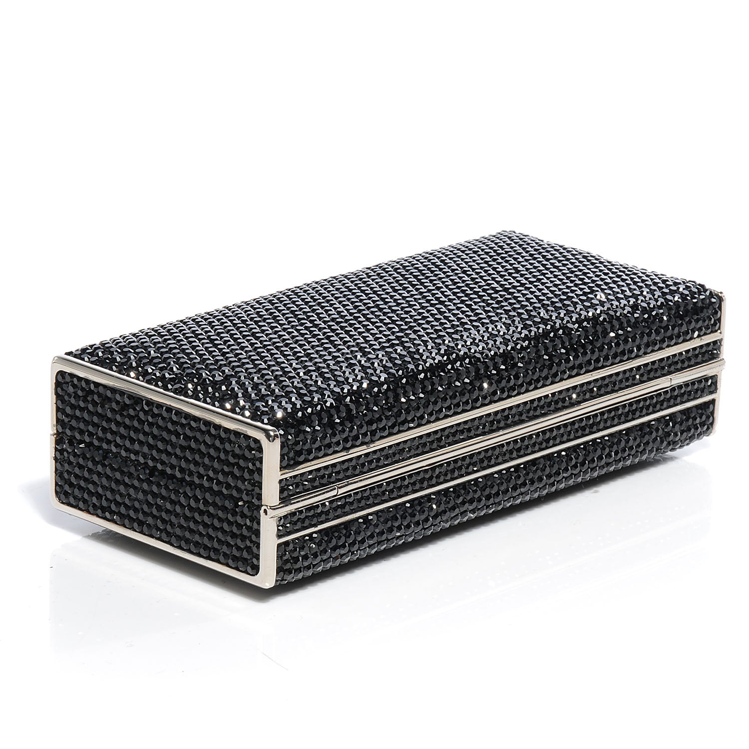Judith Leiber Crystal MinaudiÃ¨re Clutch Black 4 of 6