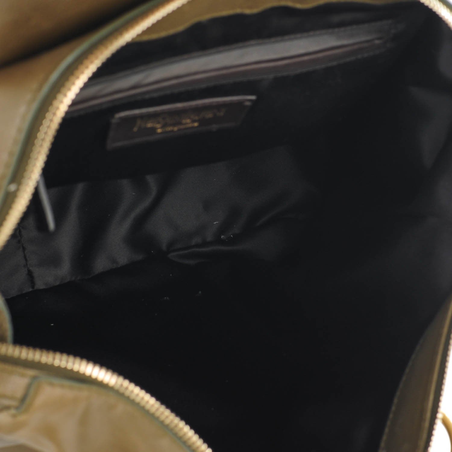 Saint Laurent Lambskin Medium Rive Gauche Jungle 5 of 7