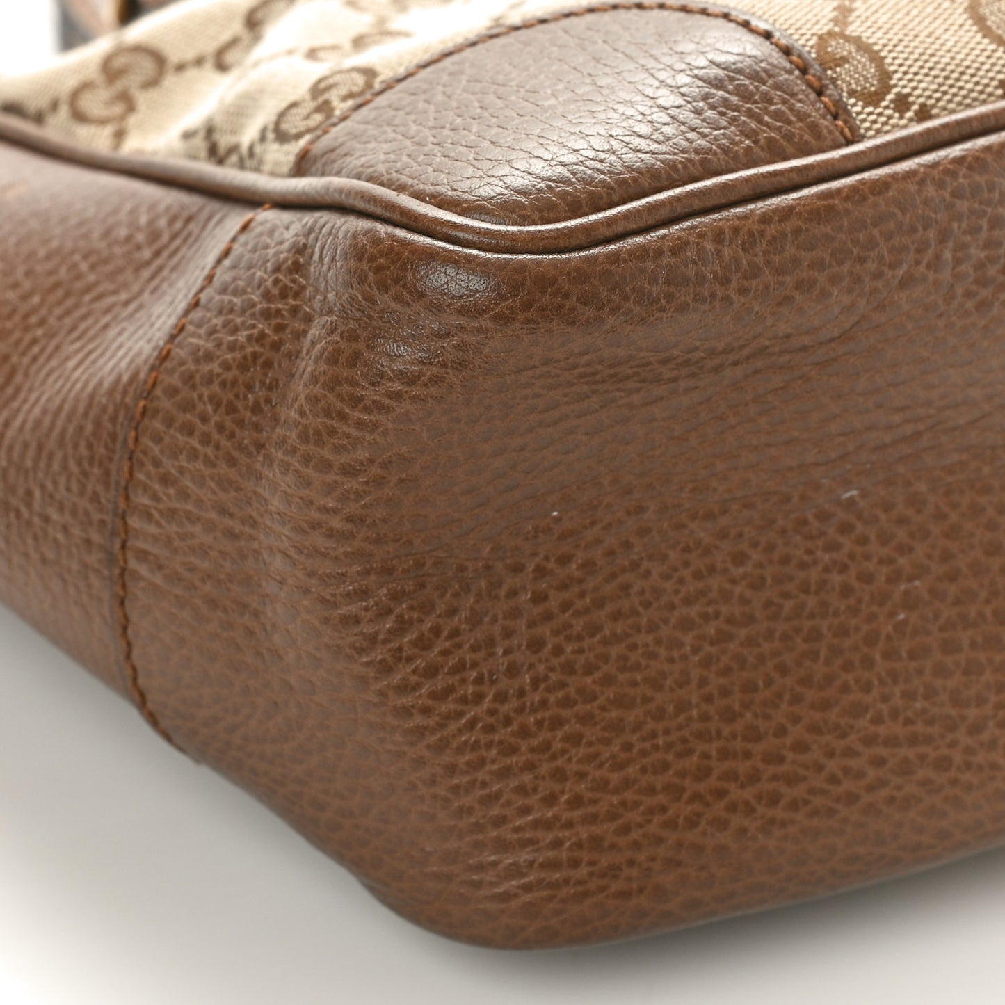 Monogram Small Bree Tote Beige Tabacco