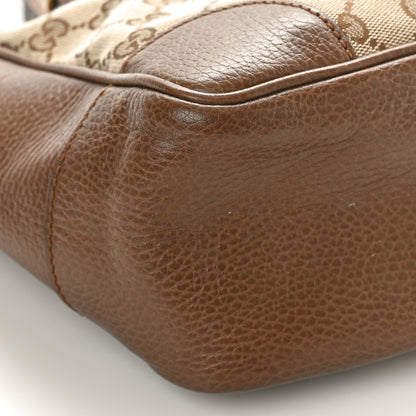 Gucci Monogram Small Bree Tote Beige Tabacco 9 of 10