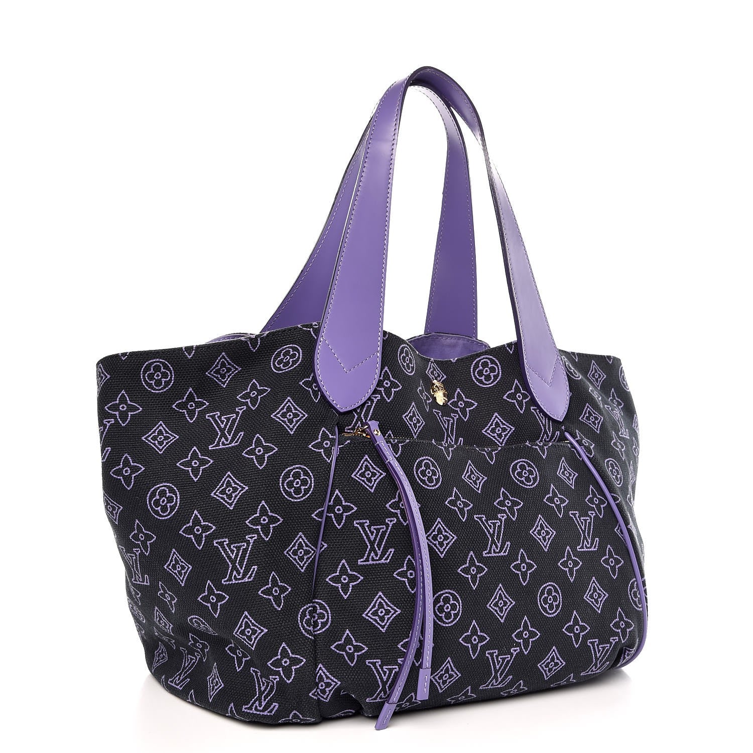 Louis Vuitton Cabas Ipanema GM Navy 4 of 9